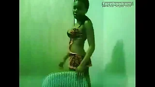 hot horny ebony with firm breasts